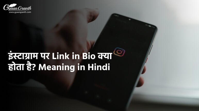 link in bio meaning in hindi